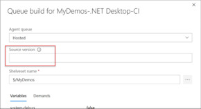 Como fazer build de uma label do TFVC